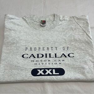 Vtg Fruit Of The Loom Cadillac T-Shirt Single Stitch